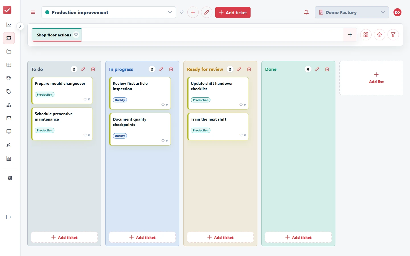 RotoTask — Turn open actions into clear next steps. Actual product interfaces · fictional demo data